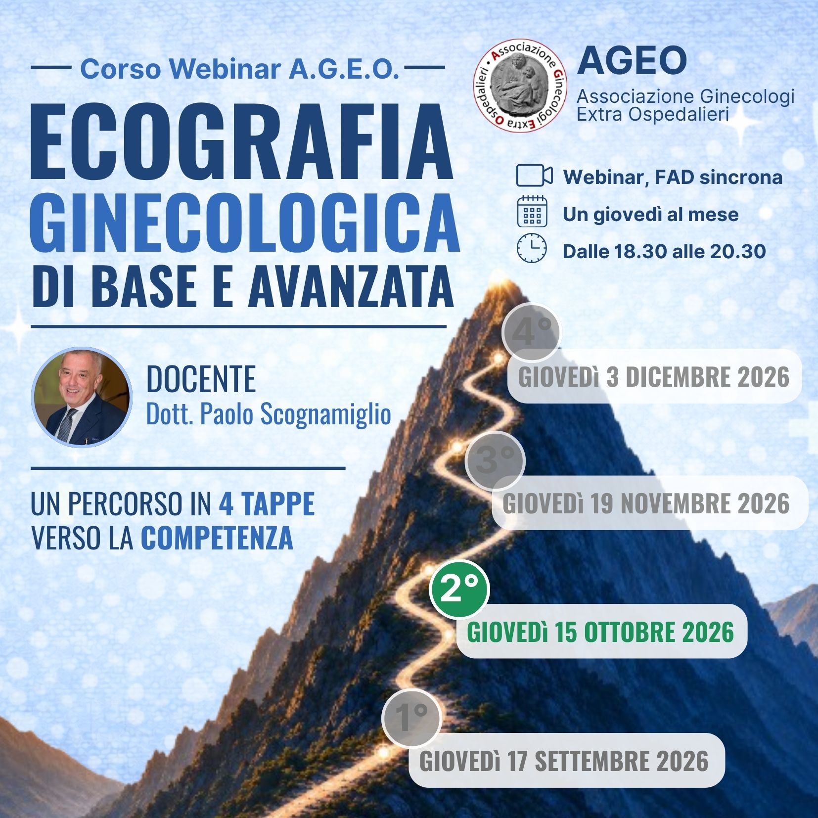 Corso Webinar A.G.E.O. – ECOGRAFIA GINECOLOGICA DI BASE E AVANZATA – 2° incontro